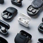 真無線耳機連線穩定性主題視覺：呈現通勤、健身房與WiFi干擾三種場景下的耳機連線表現
